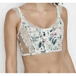VICTORIAS SECRET Dream Angels Bustier Corset Floral Cottagecore Boho Coquette XS
